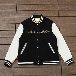 Rhude Embroidered Printed Baseball Jackets